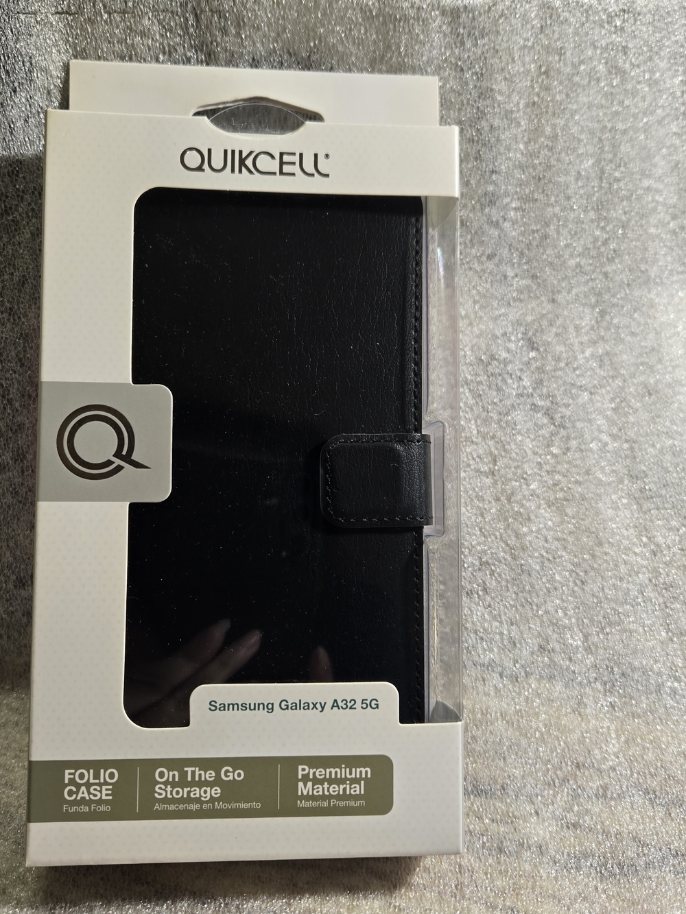 Black Folio Wallet Case for Samsung Galaxy A32 5G